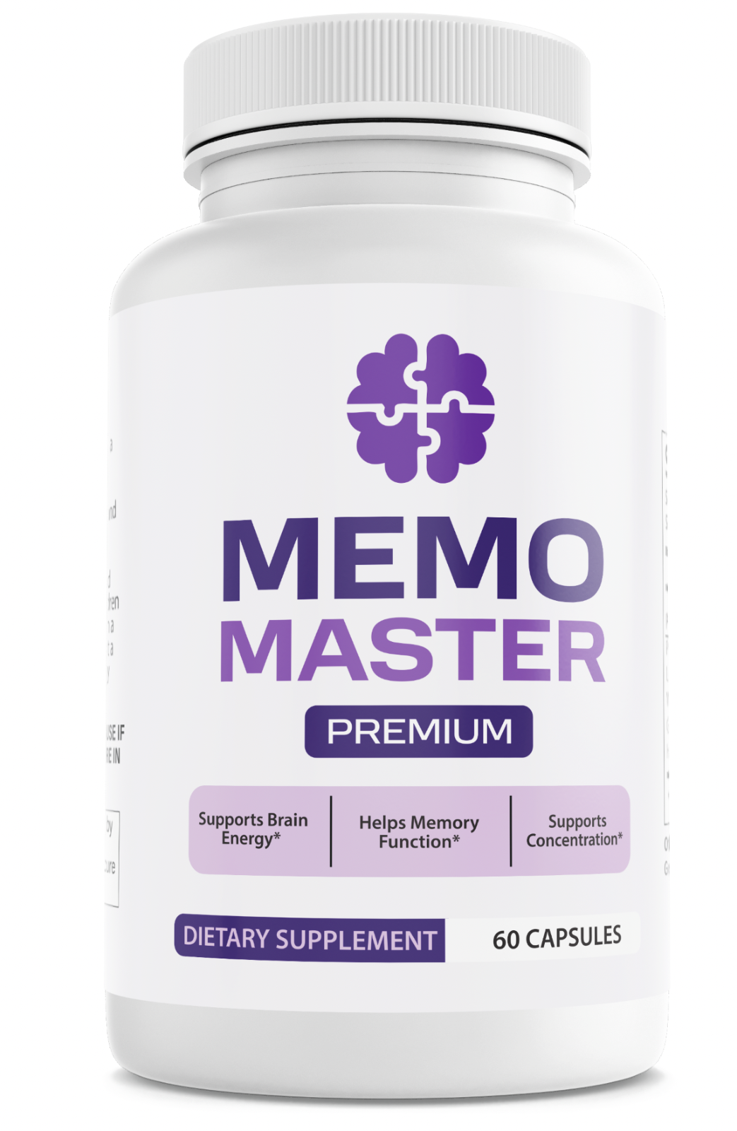 Memo Master Premium Mind Cognitive Health Dietary Supplement 60 Capsules — photo 1